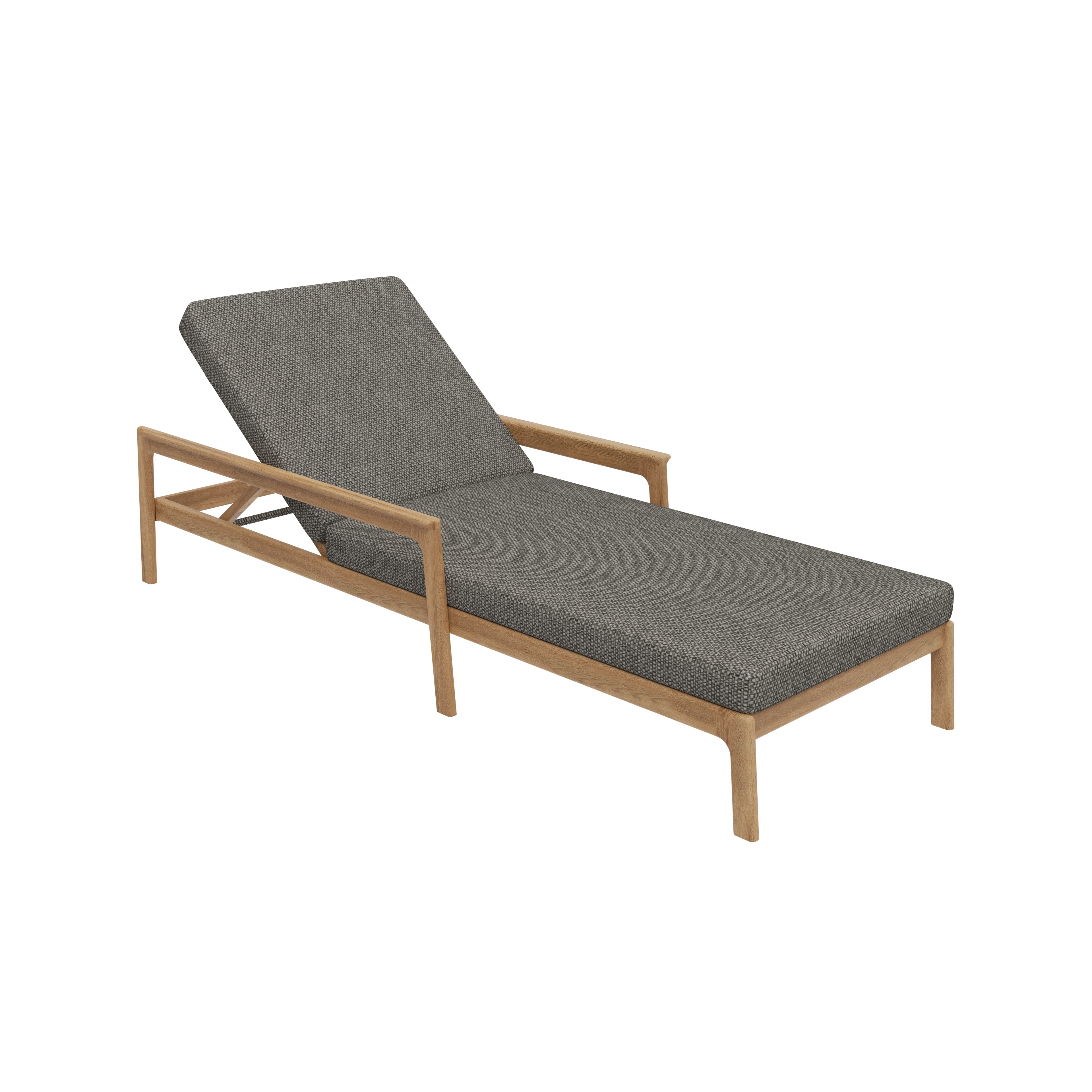 CUBA SUNLOUNGER WITH ARMREST