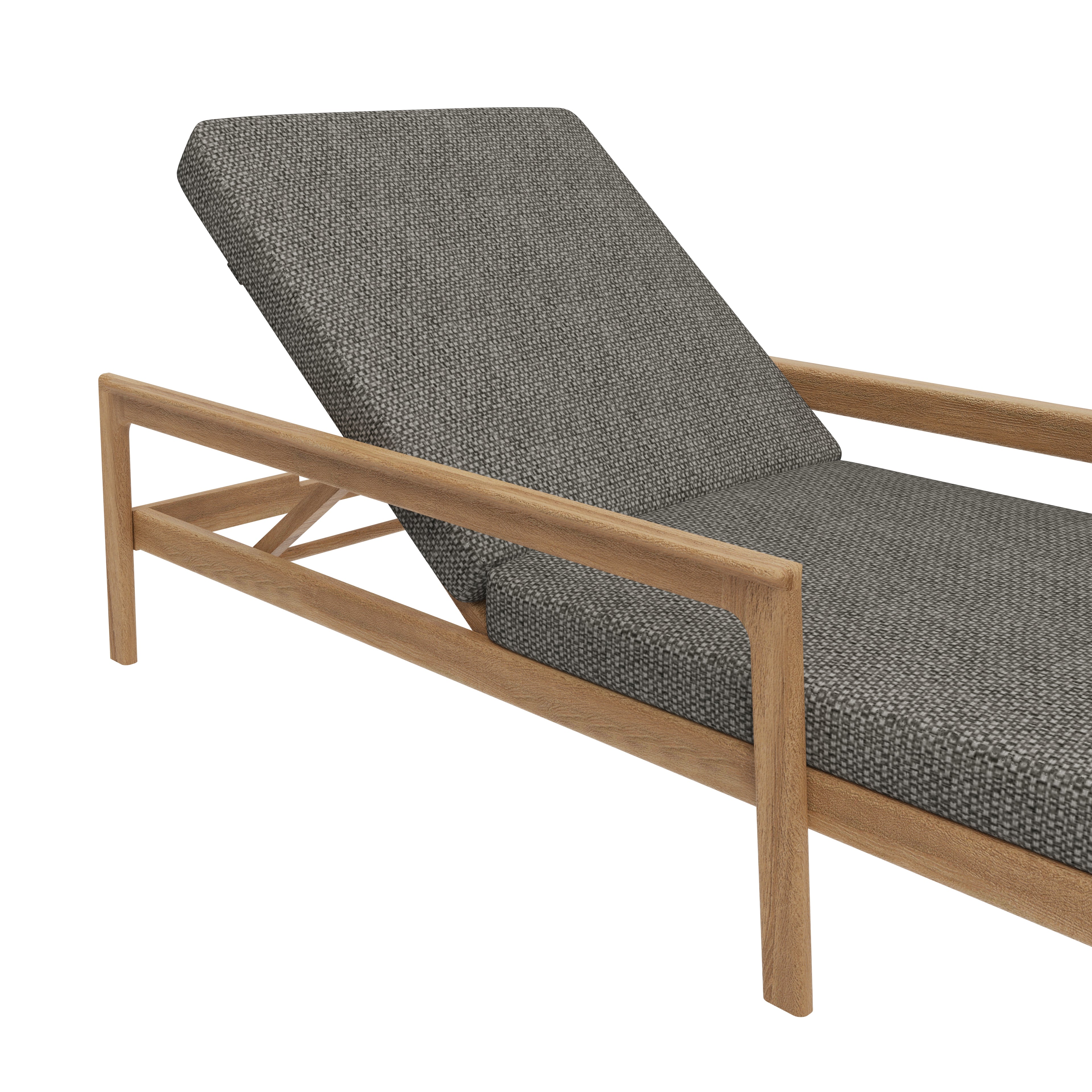 CUBA SUNLOUNGER WITH ARMREST