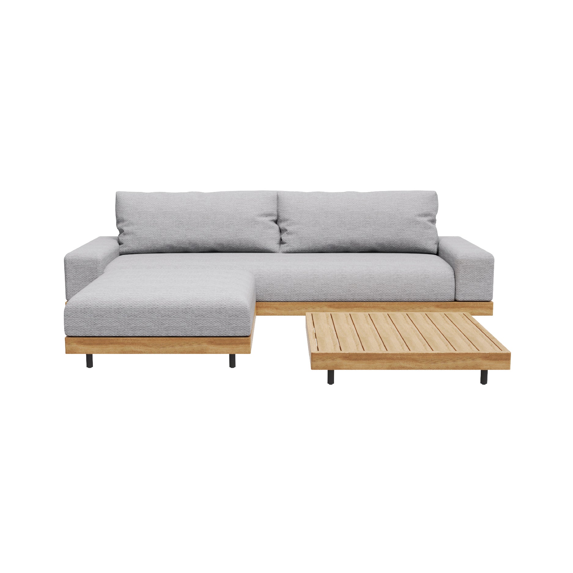 TAVAREZ LOUNGE SET WITH OTTOMAN