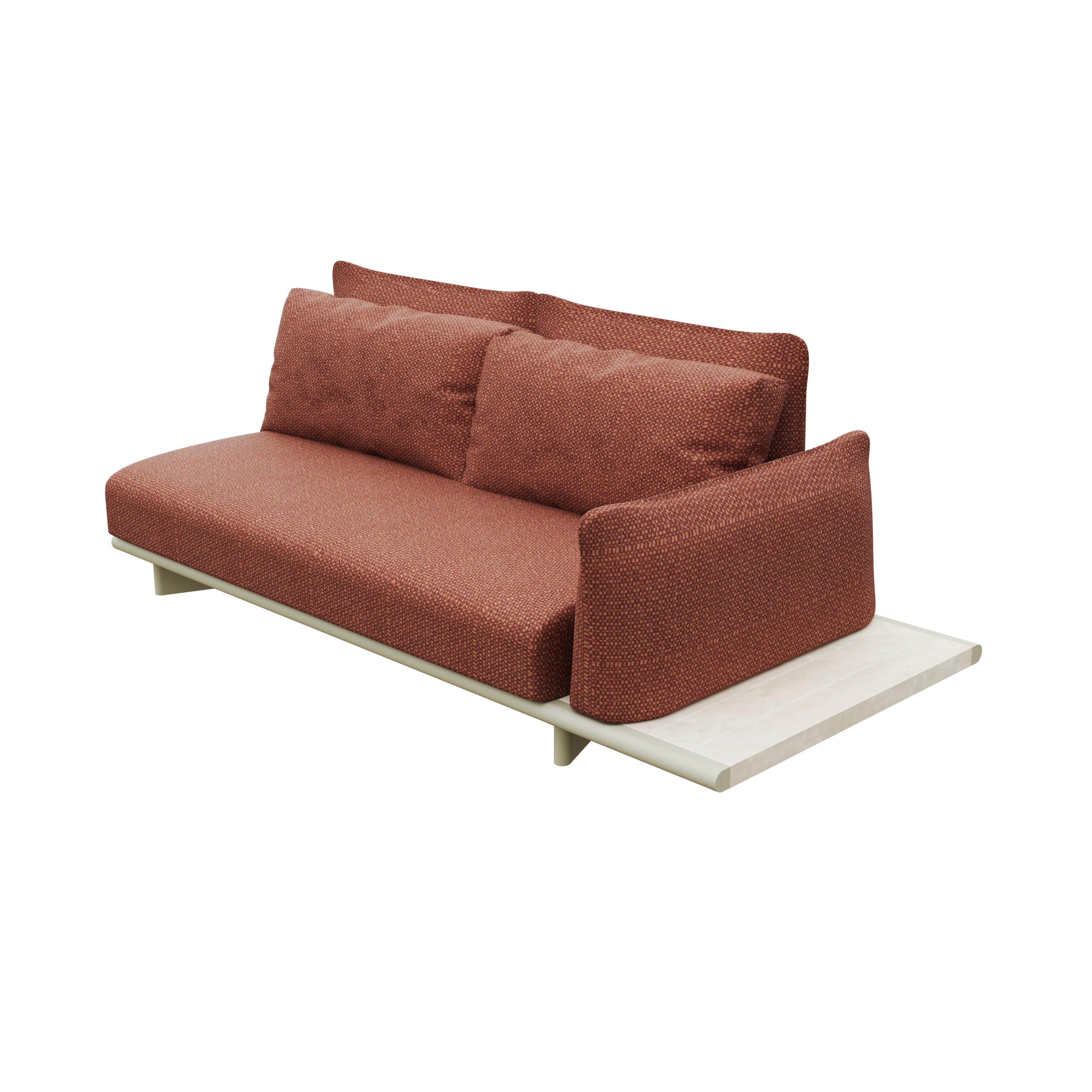 VANCE 2 SEATER WITH CERAMIC LEFT ARM