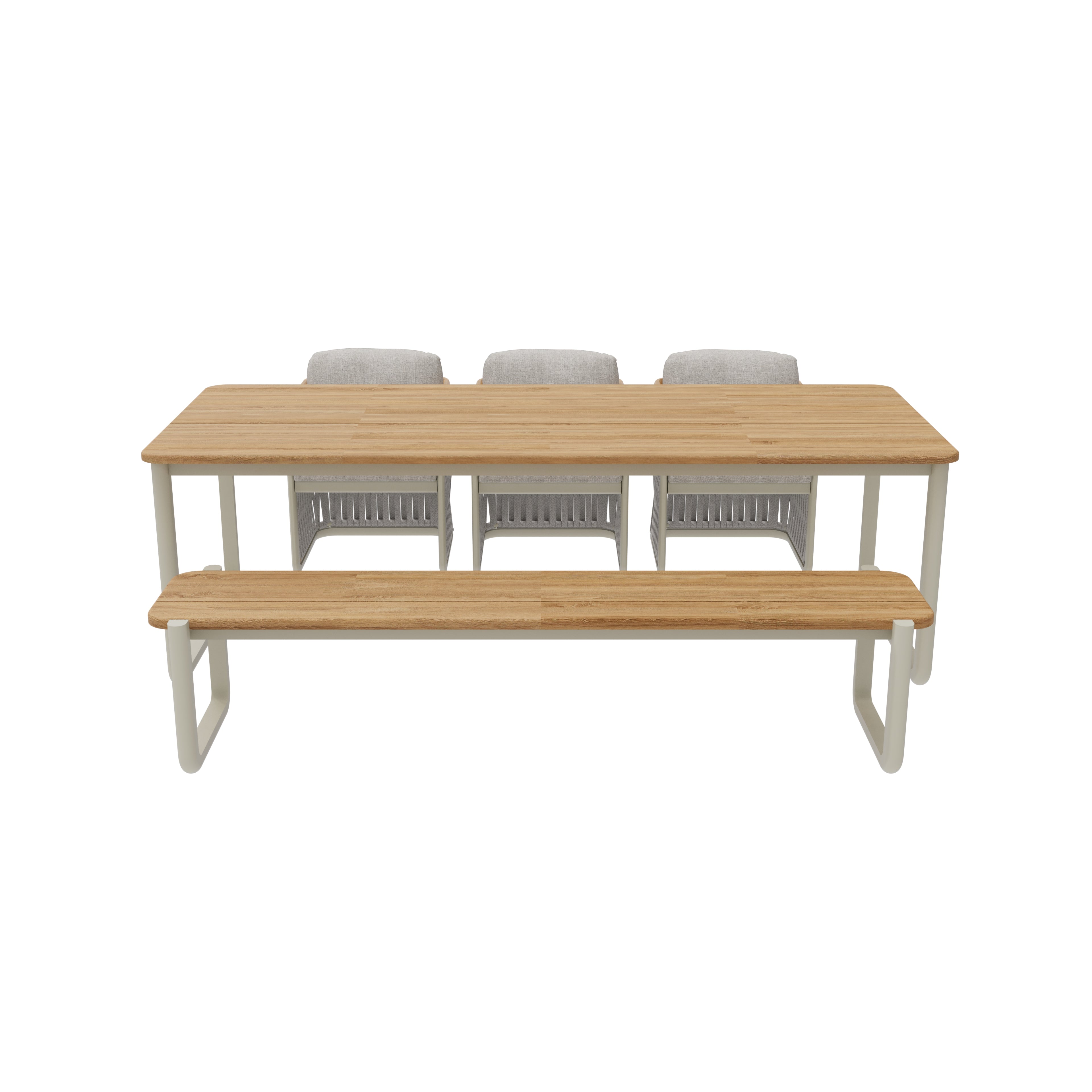 ARCHY DINING SET - RECT TABLE