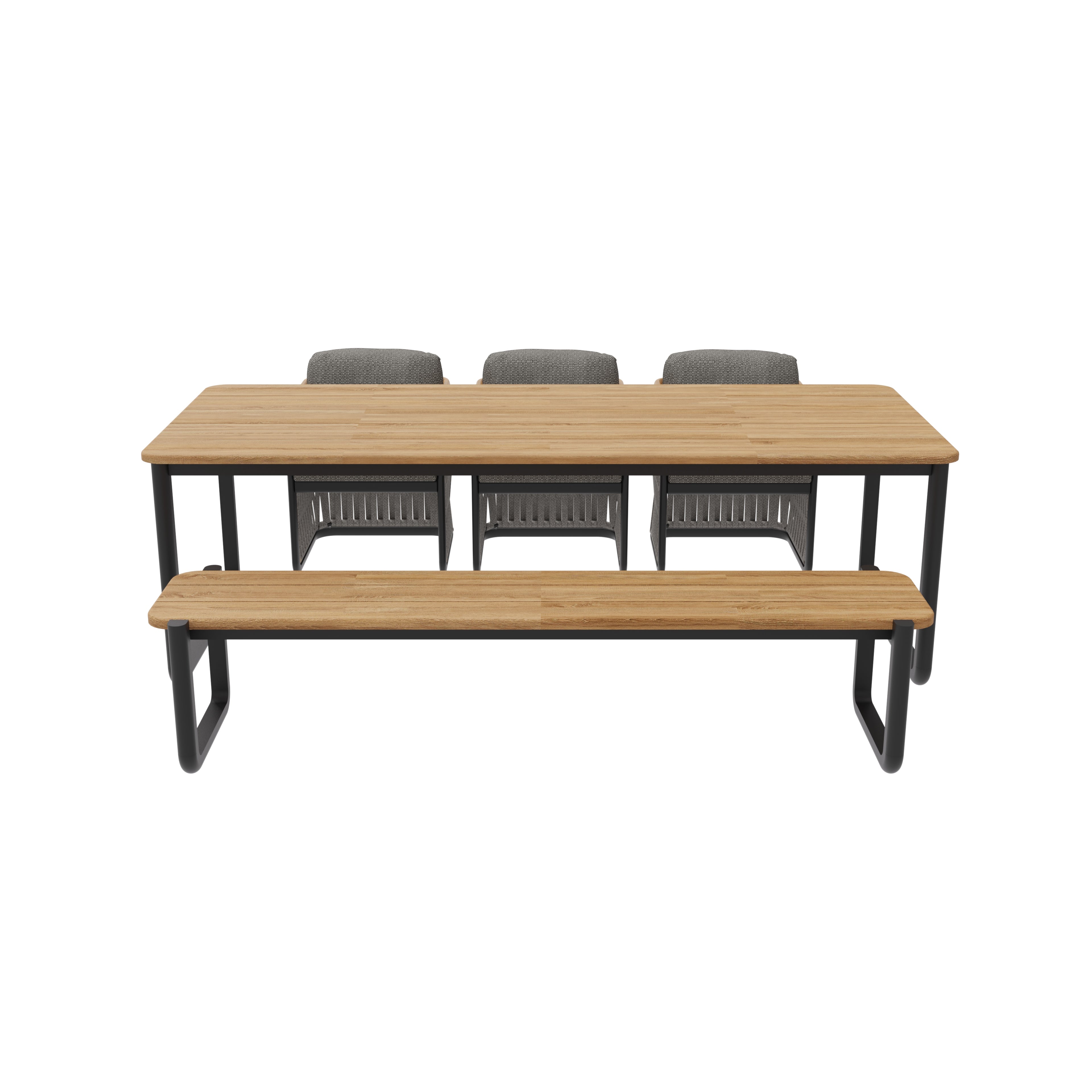 ARCHY DINING SET - RECT TABLE