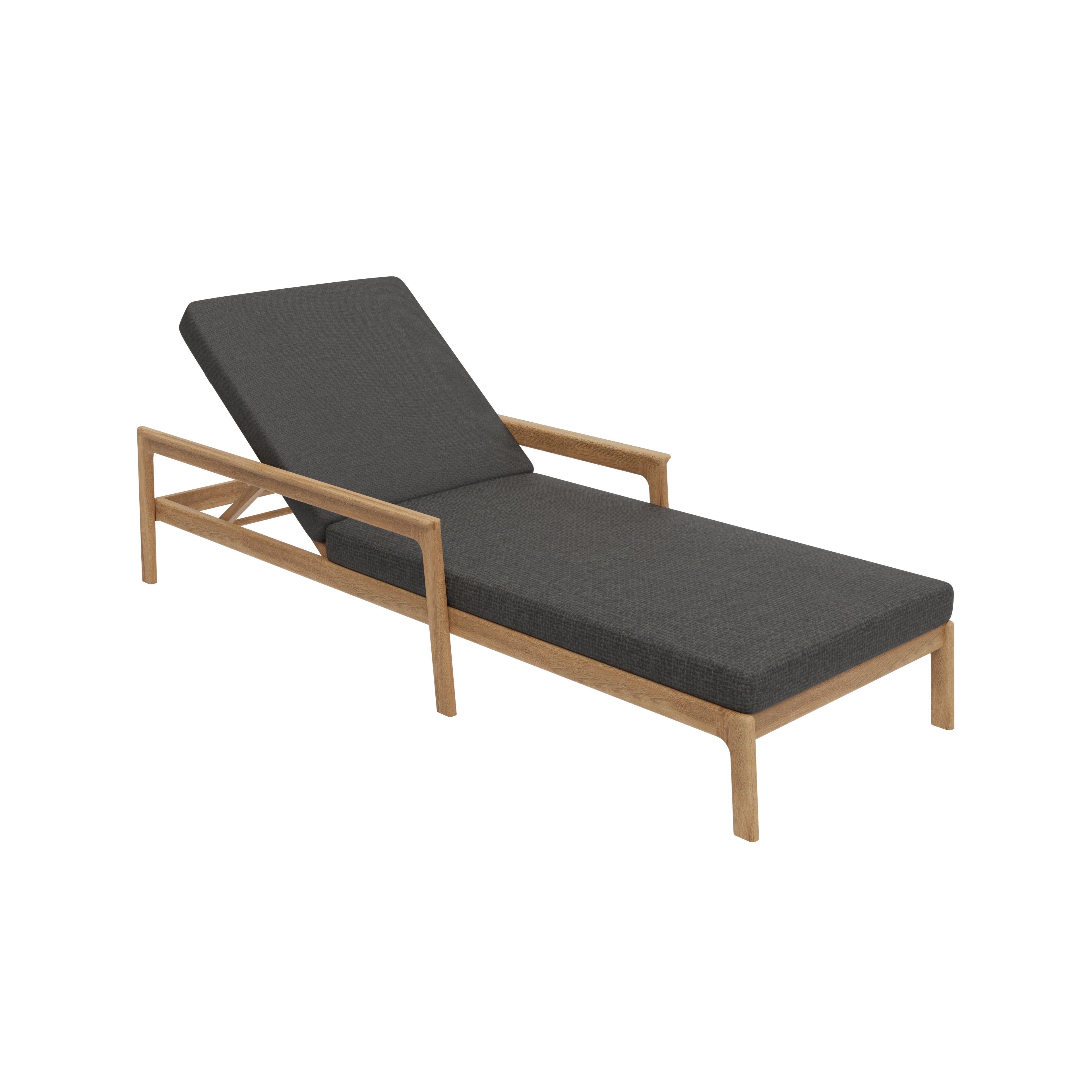 CUBA SUNLOUNGER WITH ARMREST