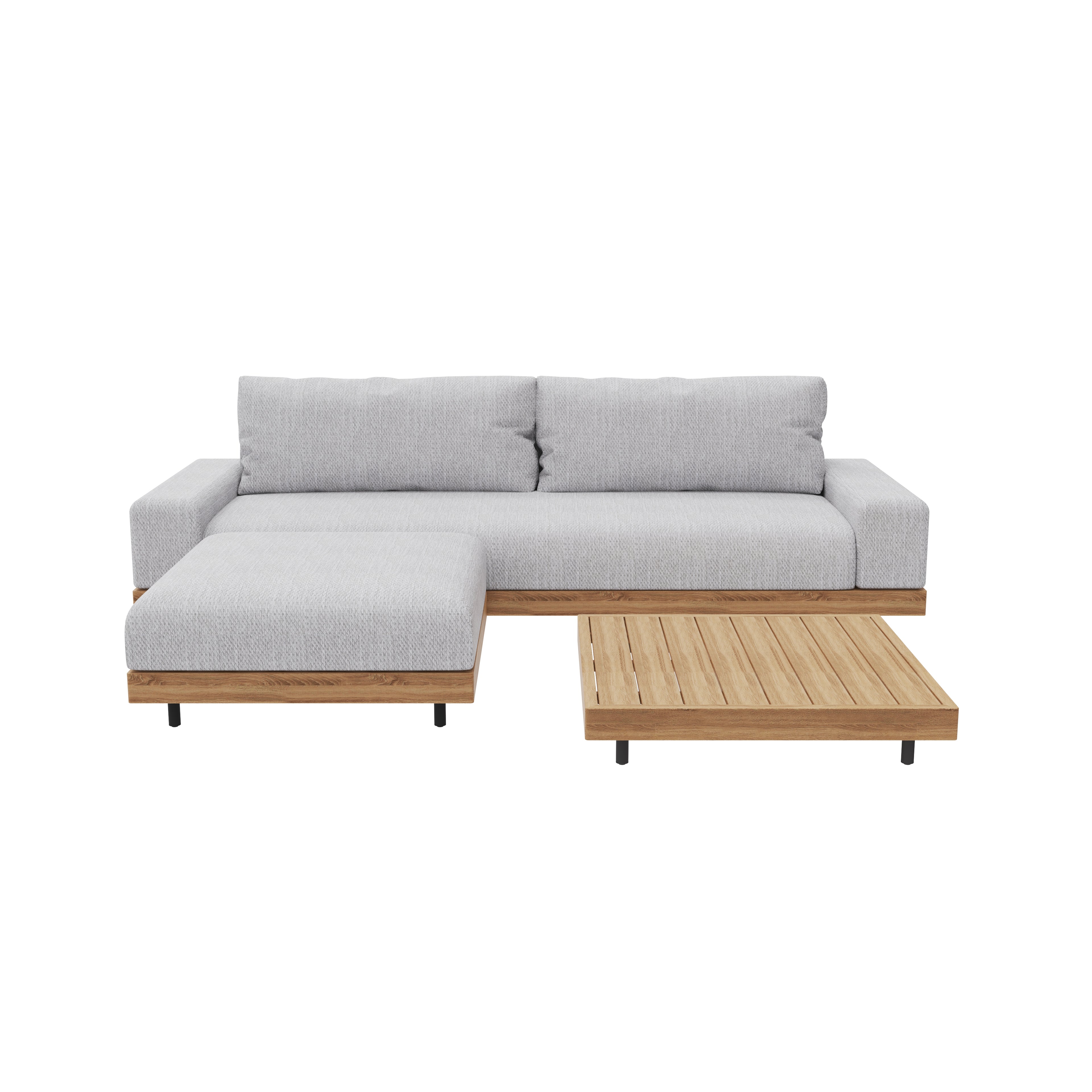 TAVAREZ LOUNGE SET WITH OTTOMAN