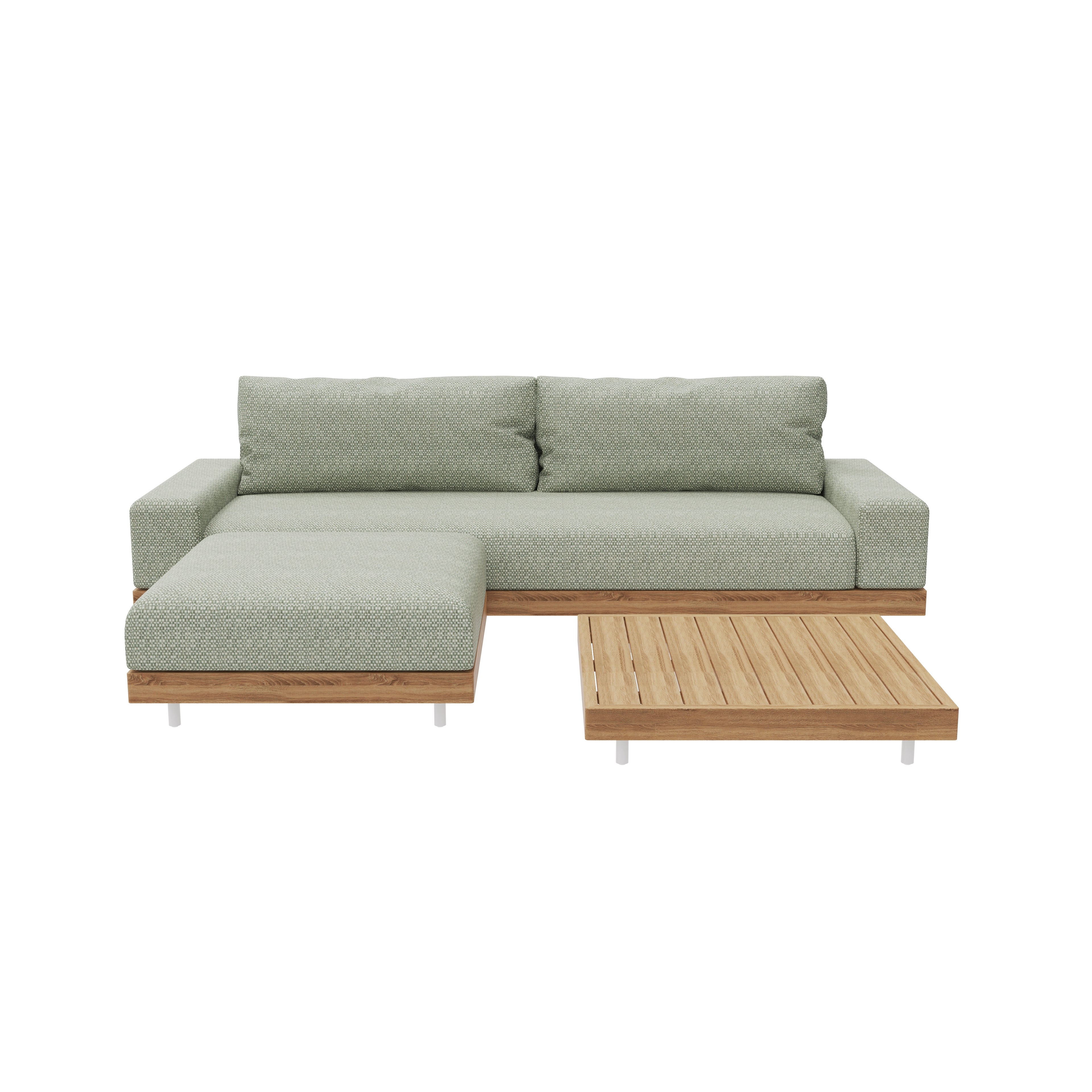 TAVAREZ LOUNGE SET WITH OTTOMAN